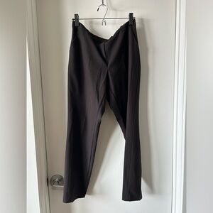 Topshop Cropped Skinny Black Trousers